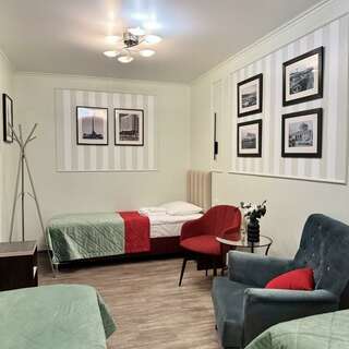 Мини-отель Полярный круг Мурманск №1 Стандарт трехместный с доп.кроватью (в блоке)-1